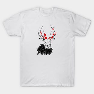 Poppies stag T-Shirt